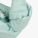 Bottega Veneta Blue Leather Double Knot Clutch