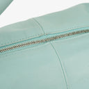 Bottega Veneta Blue Leather Double Knot Clutch