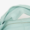 Bottega Veneta Blue Leather Double Knot Clutch