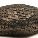 Bottega Veneta Bronze Metallic Nappa Intrecciato Large Veneta Hobo Bag
