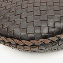 Bottega Veneta Brown Nappa Intrecciato Medium Veneta Hobo Bag