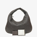 Bottega Veneta Brown Nappa Intrecciato Medium Veneta Hobo Bag