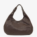 Bottega Veneta Campana Brown Nappa Intrecciato Hobo Bag