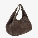 Bottega Veneta Campana Brown Nappa Intrecciato Hobo Bag