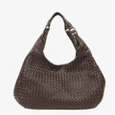 Bottega Veneta Campana Brown Nappa Intrecciato Hobo Bag
