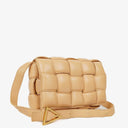 Bottega Veneta Cassette Padded Intrecciato Beige Crossbody Bag