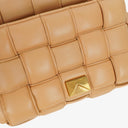 Bottega Veneta Cassette Padded Intrecciato Beige Crossbody Bag