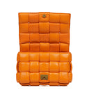 Bottega Veneta Cassette Padded Intrecciato Orange Crossbody Bag