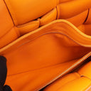 Bottega Veneta Cassette Padded Intrecciato Orange Crossbody Bag