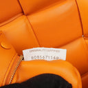 Bottega Veneta Cassette Padded Intrecciato Orange Crossbody Bag