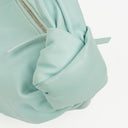 Bottega Veneta Celeste Blue Leather Double Knot Clutch
