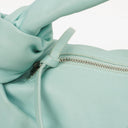 Bottega Veneta Celeste Blue Leather Double Knot Clutch