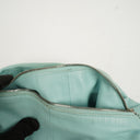 Bottega Veneta Celeste Blue Leather Double Knot Clutch