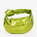 Bottega Veneta Chlorophyll Metallic Crushed Calfskin Mini Jodie Bag