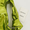 Bottega Veneta Chlorophyll Metallic Crushed Calfskin Mini Jodie Bag