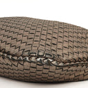 Bottega Veneta Chrome Metallic Nappa Intrecciato Large Veneta Hobo Bag