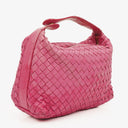 Bottega Veneta Fuchsia Nappa Intrecciato Cosmetic Case