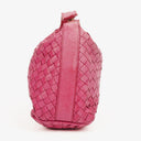 Bottega Veneta Fuchsia Nappa Intrecciato Cosmetic Case