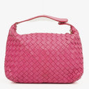 Bottega Veneta Fuchsia Nappa Intrecciato Cosmetic Case
