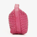 Bottega Veneta Fuchsia Nappa Intrecciato Cosmetic Case
