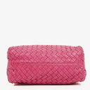 Bottega Veneta Fuchsia Nappa Intrecciato Cosmetic Case
