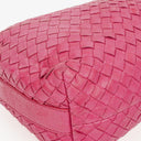 Bottega Veneta Fuchsia Nappa Intrecciato Cosmetic Case