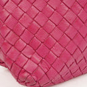 Bottega Veneta Fuchsia Nappa Intrecciato Cosmetic Case