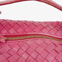 Bottega Veneta Fuchsia Nappa Intrecciato Cosmetic Case