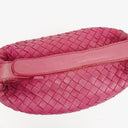Bottega Veneta Fuchsia Nappa Intrecciato Cosmetic Case
