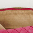 Bottega Veneta Fuchsia Nappa Intrecciato Cosmetic Case