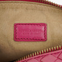 Bottega Veneta Fuchsia Nappa Intrecciato Cosmetic Case