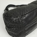 Bottega Veneta Intrecciato Campana Black Hobo Bag
