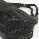 Bottega Veneta Intrecciato Campana Black Hobo Bag
