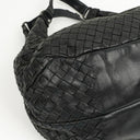 Bottega Veneta Intrecciato Campana Black Hobo Bag