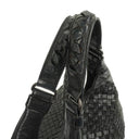 Bottega Veneta Intrecciato Campana Black Hobo Bag