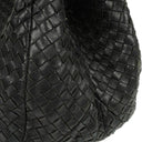 Bottega Veneta Intrecciato Campana Black Hobo Bag