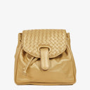 Bottega Veneta Intrecciato Gold Backpack