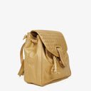 Bottega Veneta Intrecciato Gold Backpack
