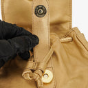 Bottega Veneta Intrecciato Gold Backpack