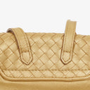 Bottega Veneta Intrecciato Gold Backpack