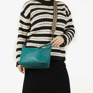 Bottega Veneta Intrecciato Leder Kleine Schultertasche