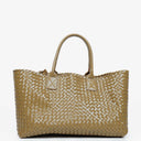 Bottega Veneta Intrecciato Patent Leather Cabat Tote Bag