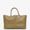 Bottega Veneta Intrecciato Patent Leather Cabat Tote Bag