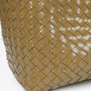 Bottega Veneta Intrecciato Patent Leather Cabat Tote Bag