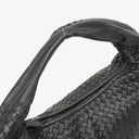 Bottega Veneta Large Belly Veneta Black Intrecciato Woven Nappa Leather Hobo Bag