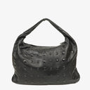 Bottega Veneta Maxi Black Nappa Studded Hobo Bag
