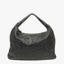 Bottega Veneta Maxi Black Nappa Studded Hobo Bag