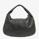 Bottega Veneta Medium Black Nappa Studded Hobo Bag
