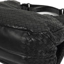 Bottega Veneta Medium Campana Black Nappa Intrecciato Hobo Bag