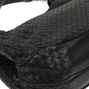 Bottega Veneta Medium Campana Black Nappa Intrecciato Hobo Bag